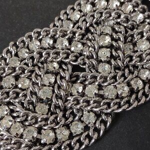 Wide Chunky Heavy Metal Chain Bracelet